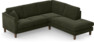 Eden - 2-sits soffa med divan - Grön