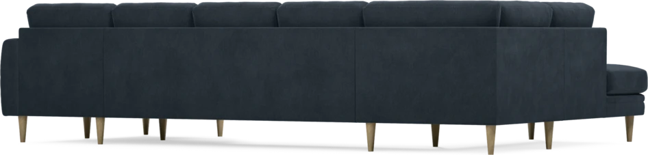 Eden - 3-sits soffa med divan vänster och schäslong höger - Blå