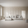 Rossi - 3-sits soffa med schäslong vänster - Beige
