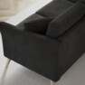 Eden - 3-sits soffa med divan vänster och schäslong höger - Svart