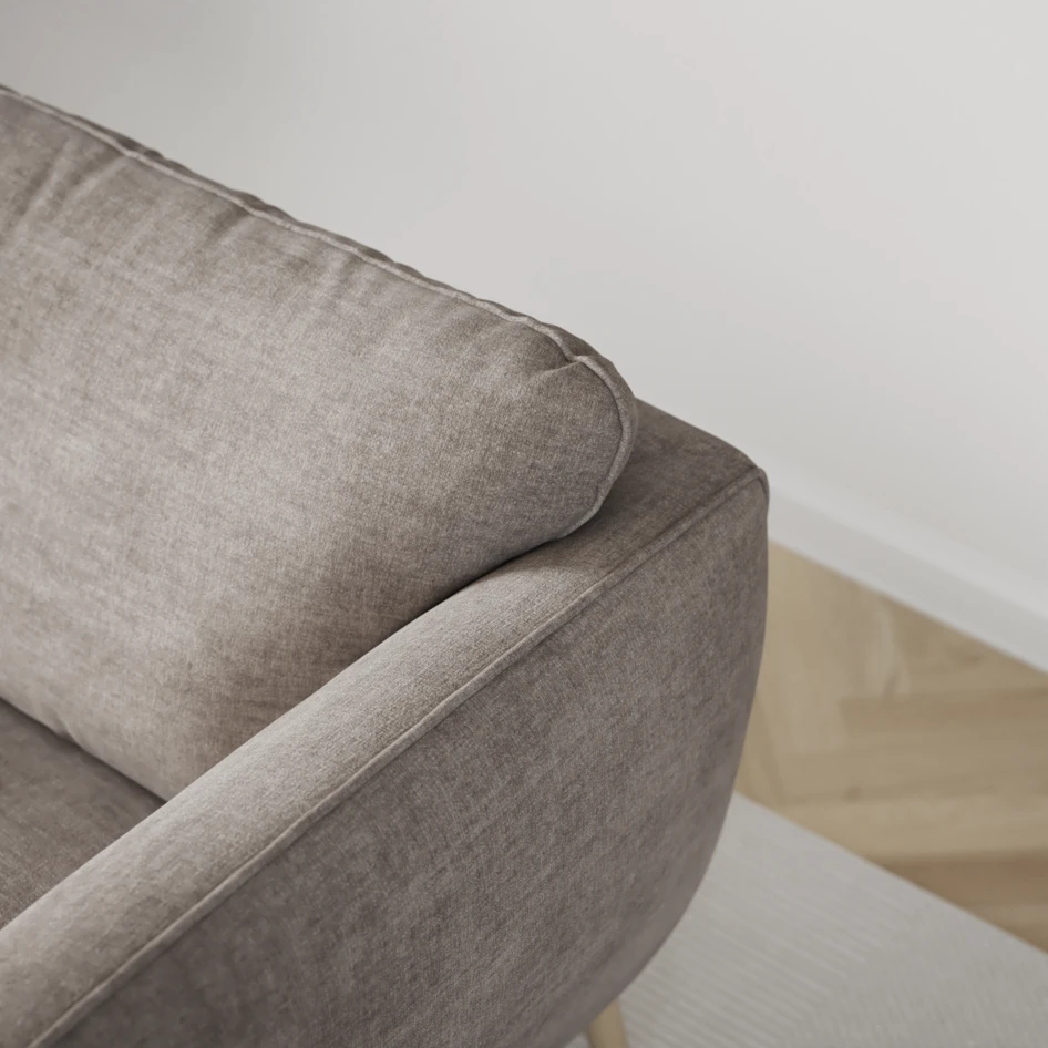 Madison Lux - 2-sits soffa med divan vänster och schäslong höger - Beige
