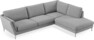 Madison Lux - 3-sits soffa med divan höger - Grå