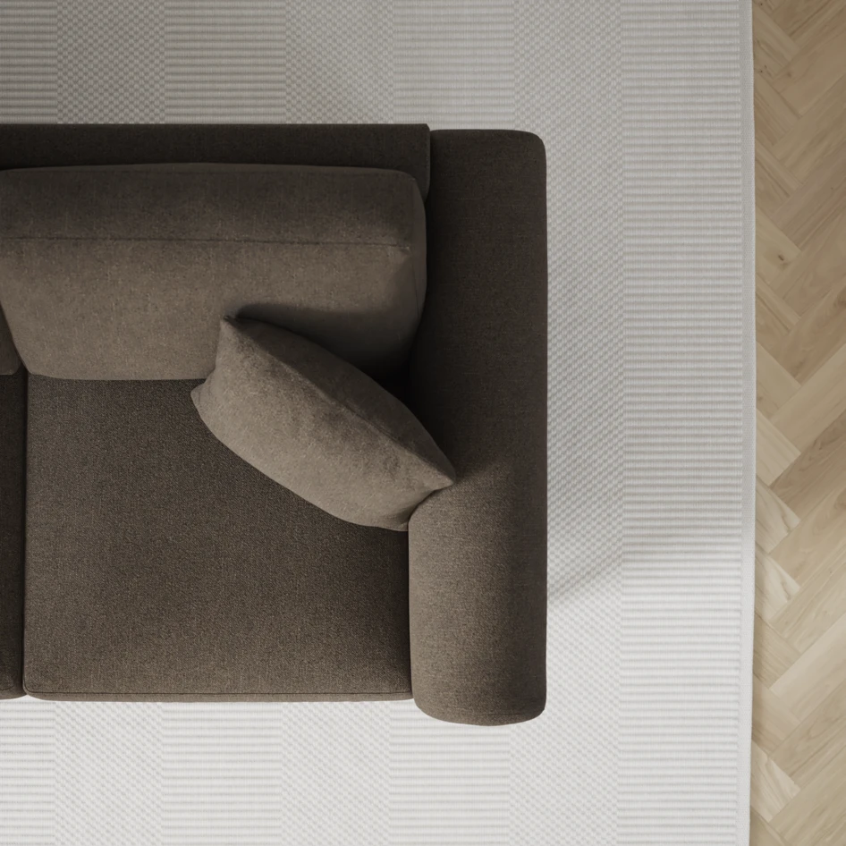 Eden - 2-sits soffa - Brun