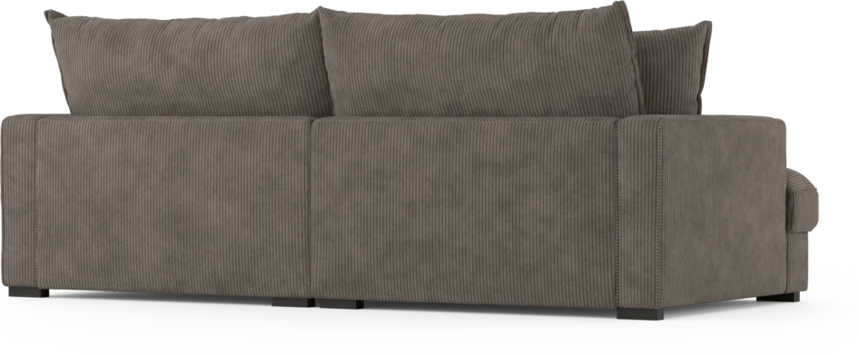 Rossi - 3-sits soffa, hel dyna - Brun