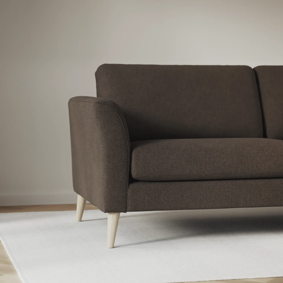 Bridge - 3-sits soffa - Brun