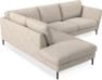 Madison Lux - 2-sits soffa med divan vänster - Vit