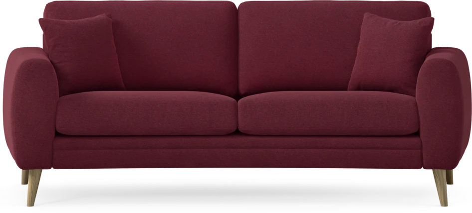Eden - 2,5-sits soffa svängd - Röd