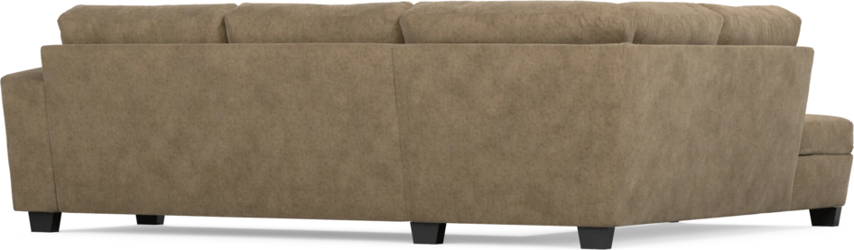Friday - 2,5-sits soffa med divan vänster - Brun