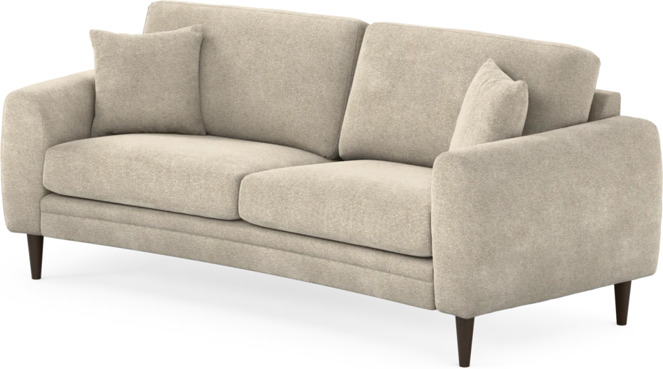 Eden - 2,5-sits soffa svängd - Beige