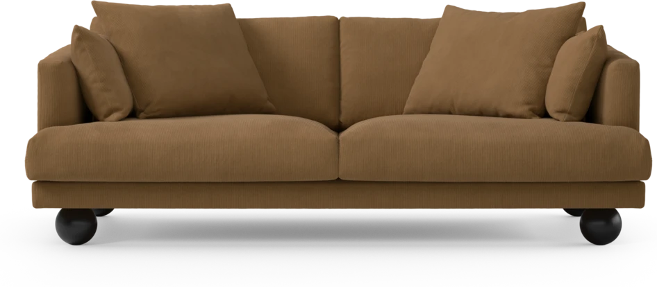 Harper - 3-sits soffa - Gul
