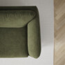 Madison Lux - 2-sits soffa med schäslong vänster och divan höger - Grön