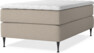 Delux Exclusive - Kontinentalsäng, enkelsäng 120 cm med bäddmadrass - Beige