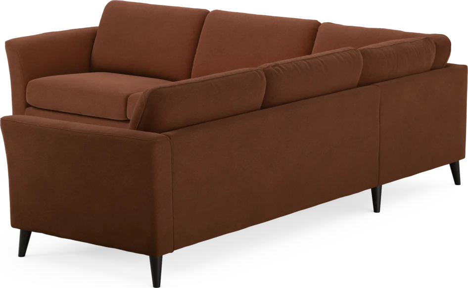 Bridge - Hörnsoffa, 2+2-sits - Orange
