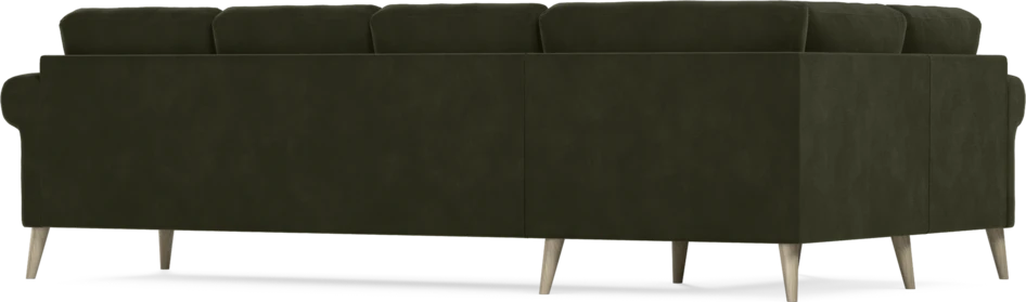Eden - Hörnsoffa, 1+3-sits - Grön