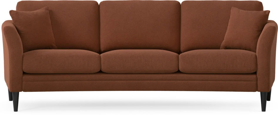 Eden - 3-sits soffa svängd - Orange