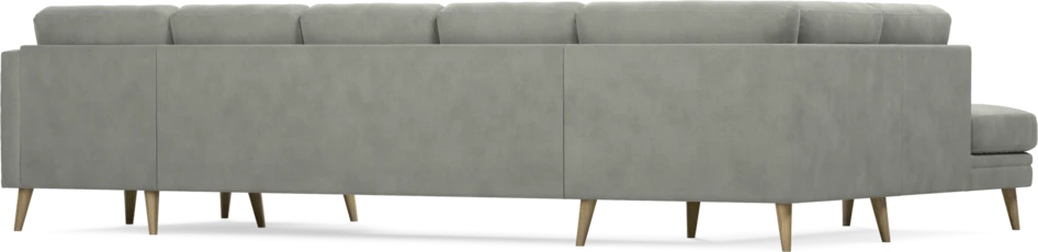 Eden - 3-sits soffa med divan vänster och schäslong höger - Grå