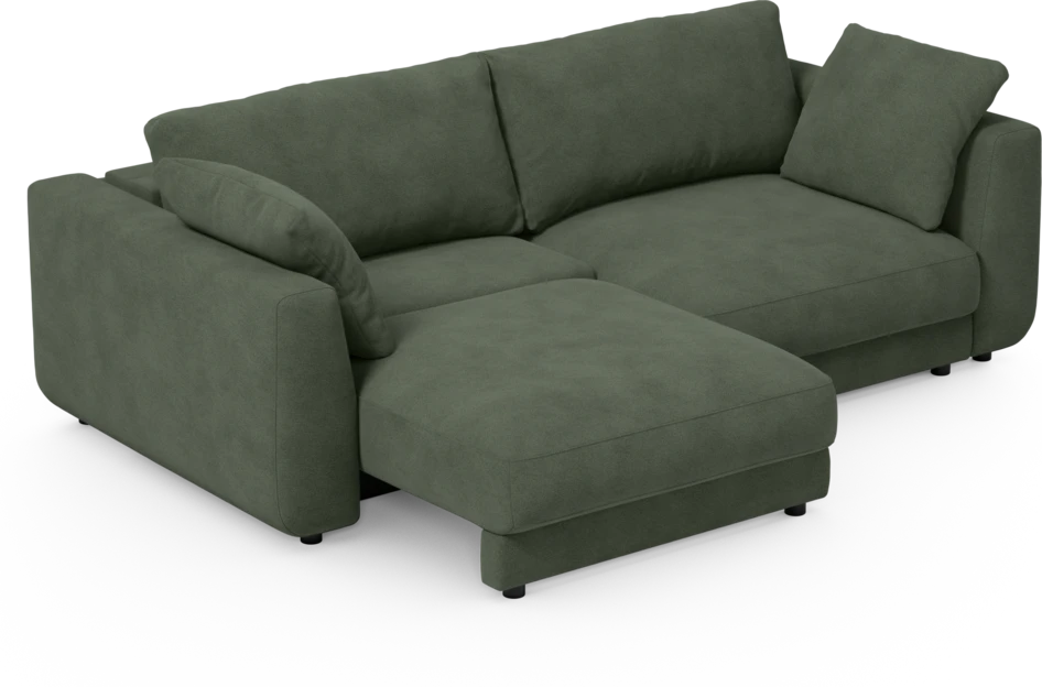 Amie - Bäddsoffa 3-sits - Grön