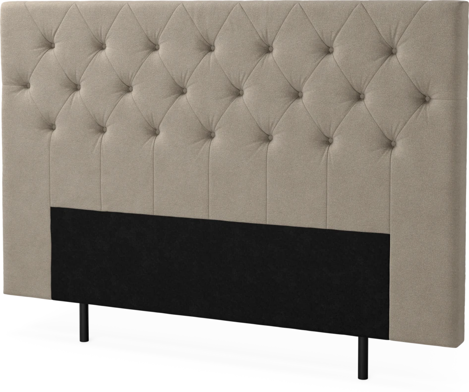 New York pikerad - Sänggavel, 90-210 cm - Beige