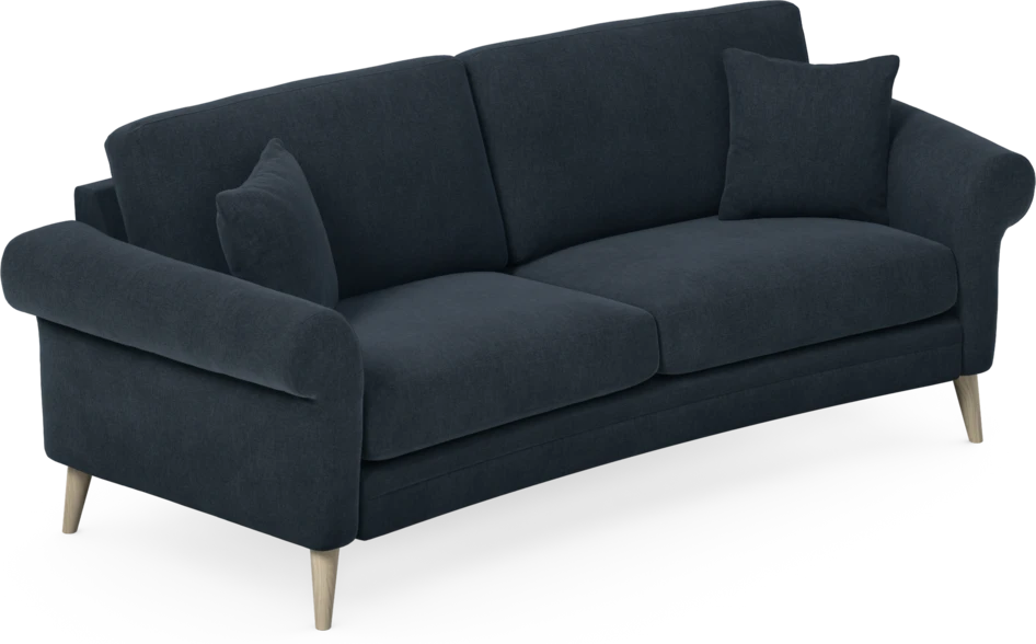 Eden - 2,5-sits soffa svängd - Blå
