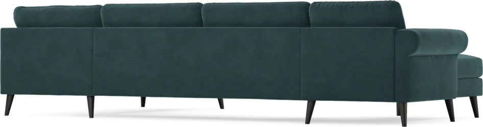Bridge - 3-sits soffa med schäslong vänster och divan höger - Blå