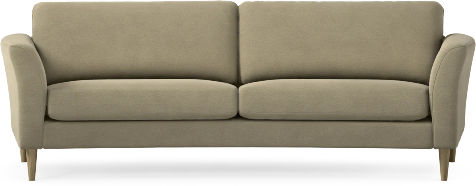 Bridge - 3-sits soffa svängd - Beige