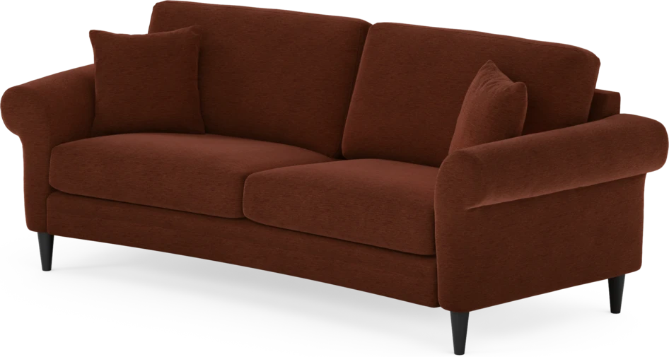 Eden - 2,5-sits soffa svängd - Orange