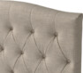 Delux Välvd - Sänggavel, 90-210 cm - Beige