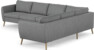 County - Hörnsoffa, 3+2-sits - Grå