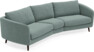 Madison - 3-sits soffa svängd, 90 cm - Turkos