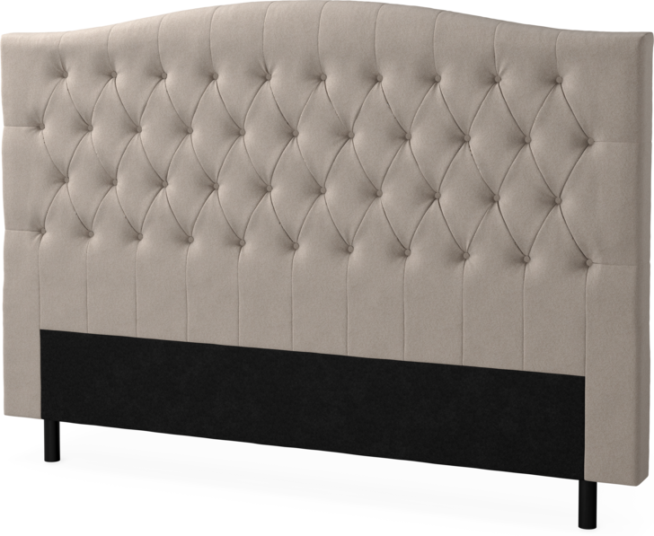 Delux Välvd - Sänggavel, 90-210 cm - Beige