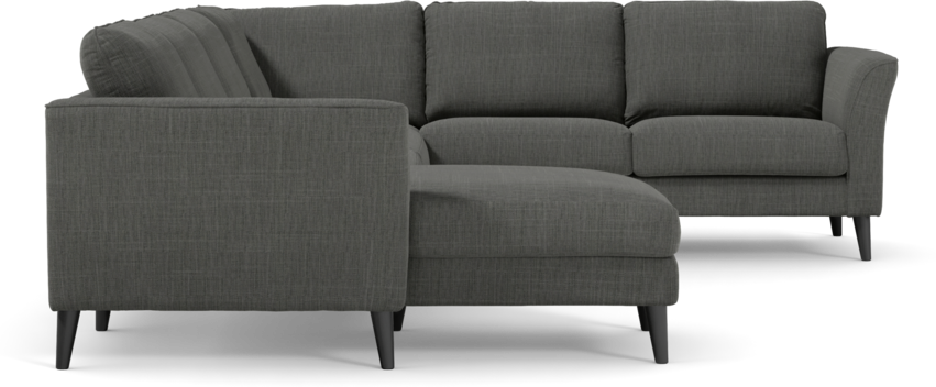 Bridge - Hörnsoffa, 3+2-sits med schäslong vänster - Grå