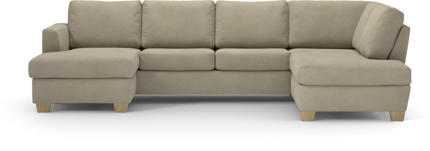 Friday - 3-sits soffa med schäslong vänster och divan höger - Beige