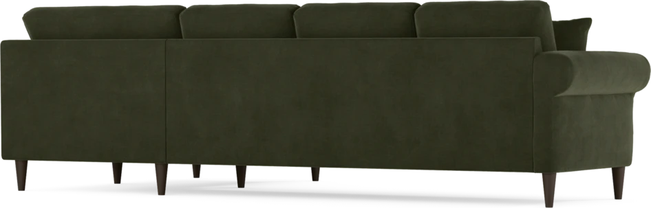 Eden - Hörnsoffa, 3+1-sits - Grön