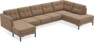 Rio - 4-sits soffa med schäslong vänster och divan höger - Beige