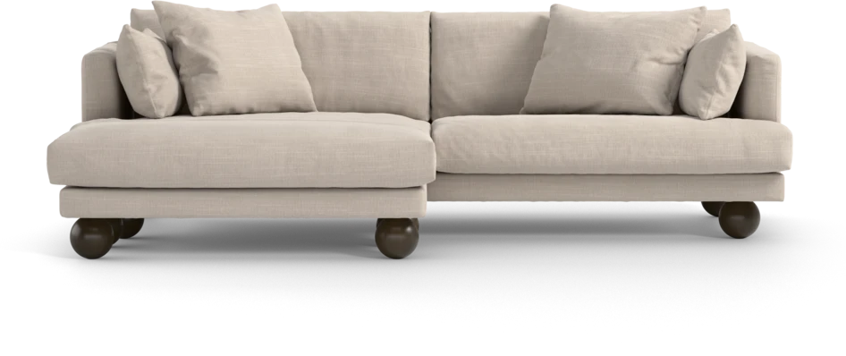 Harper - 4-sits med schäslong XL vänster - Beige