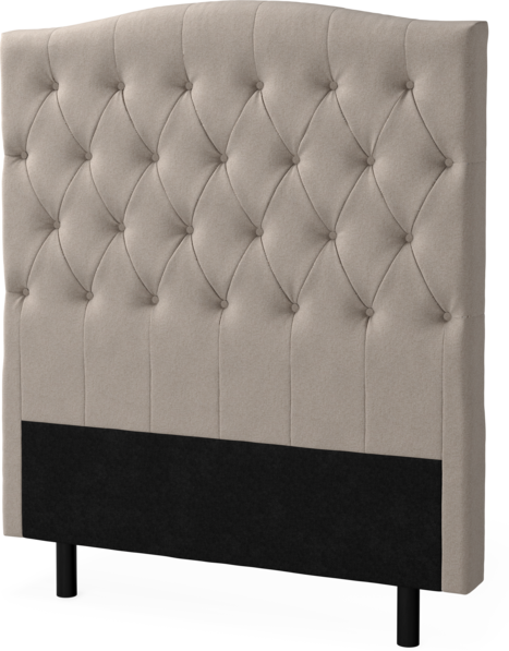 Delux Välvd - Sänggavel, 90-210 cm - Beige