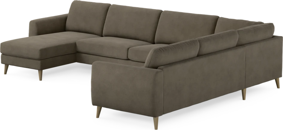 Bridge - Hörnsoffa, 3+2-sits med schäslong vänster - Beige