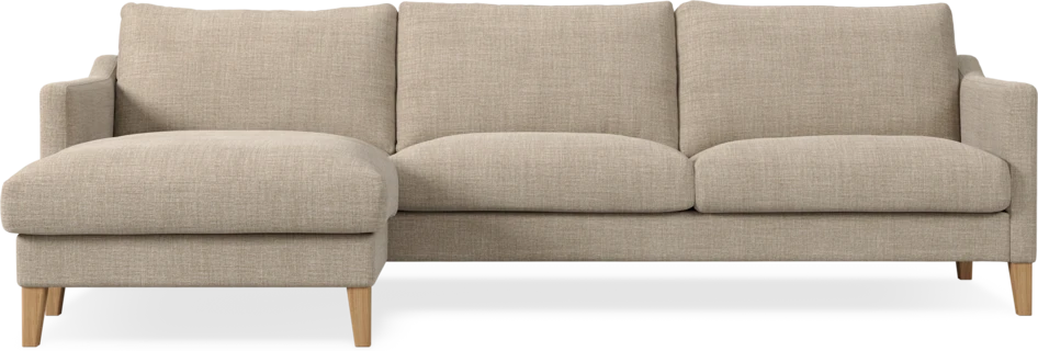 Winston - 3-sits soffa med schäslong, vändbar - Beige