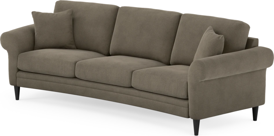 Eden - 3-sits soffa svängd - Beige
