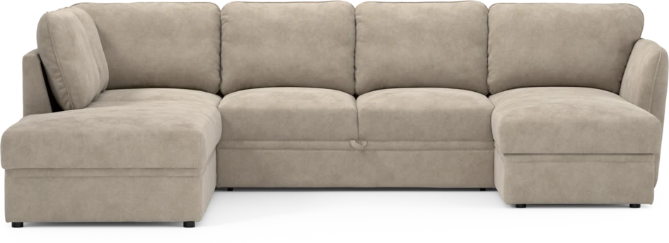 Öland - Bäddsoffa med divan vänster och schäslong höger - Beige