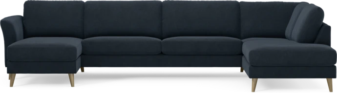 Bridge, 3-sits soffa med schäslong vänster och divan höger