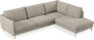 Madison Lux - 3-sits soffa med divan höger - Vit