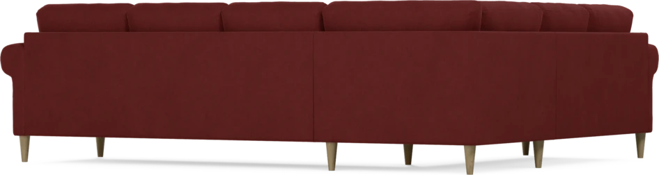 Eden - Hörnsoffa, 2+3-sits - Röd