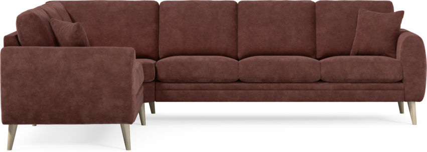 Eden - Hörnsoffa, 2+3-sits - Röd