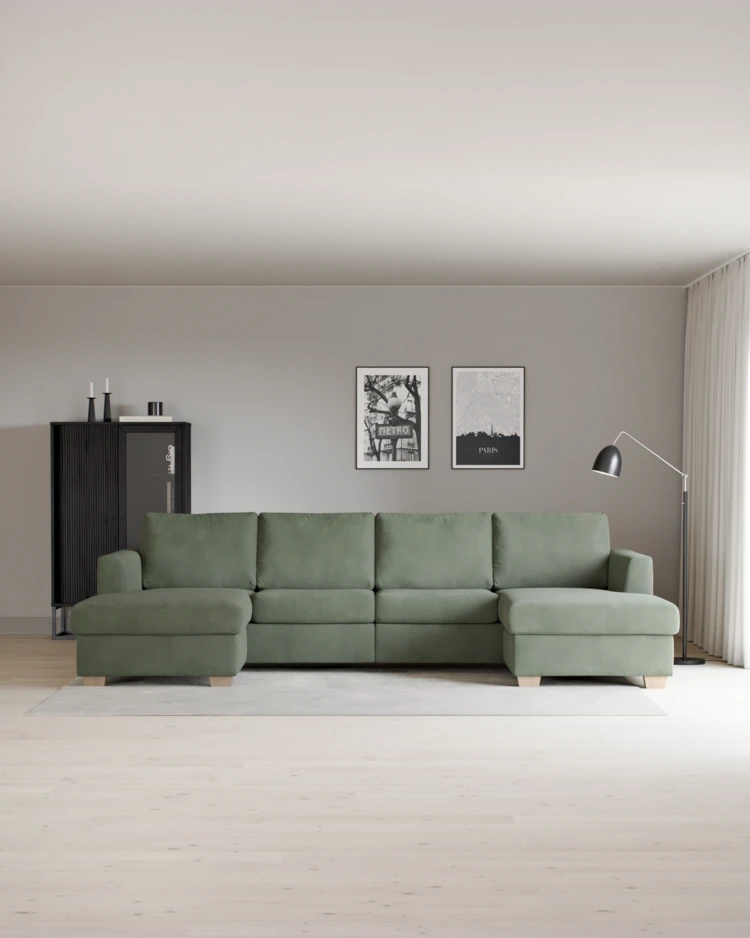 Friday - 2-sits soffa med två schäslonger - inspiration