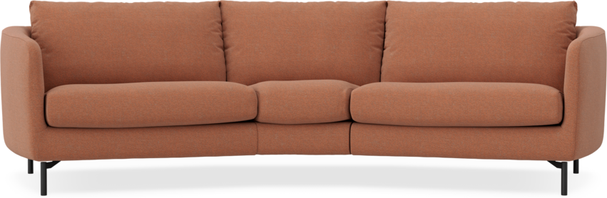 Madison - 3-sits soffa svängd, 90 cm - Orange