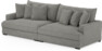 Rossi - 4-sits soffa - Grå