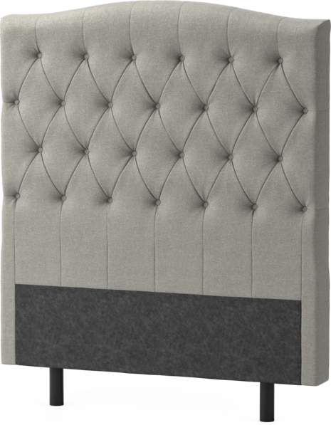 Delux Välvd - Sänggavel, 90-210 cm - Grå