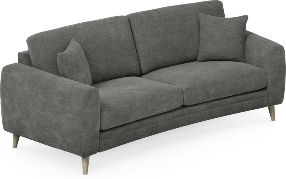 Eden - 2,5-sits soffa svängd - Grå