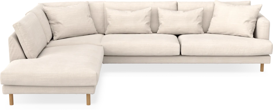 Harper - 3-sits soffa med divan vänster - Beige